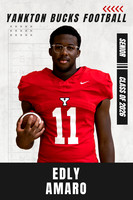 2025 YHS Bucks Football Senior Banners